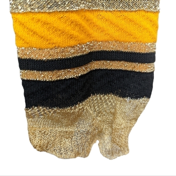 MOSCHINO Jeans multi colour stripe cardigan sz 12 - Picture 5 of 12